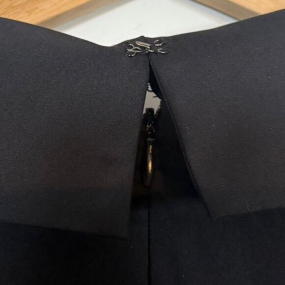 Dressbarn Collection Black Fit & Flare Dress w/ Crystal Buttons – Size 12 - Picture 4 of 12